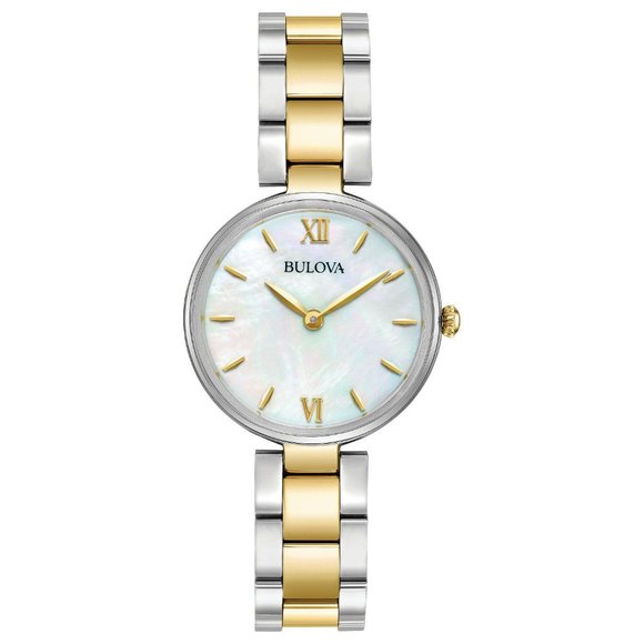 Bulova Mother of Pearl 27mm watch w/ box